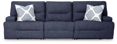 Acklen Place 3-Piece Power Reclining Sectional Sofa in Navy