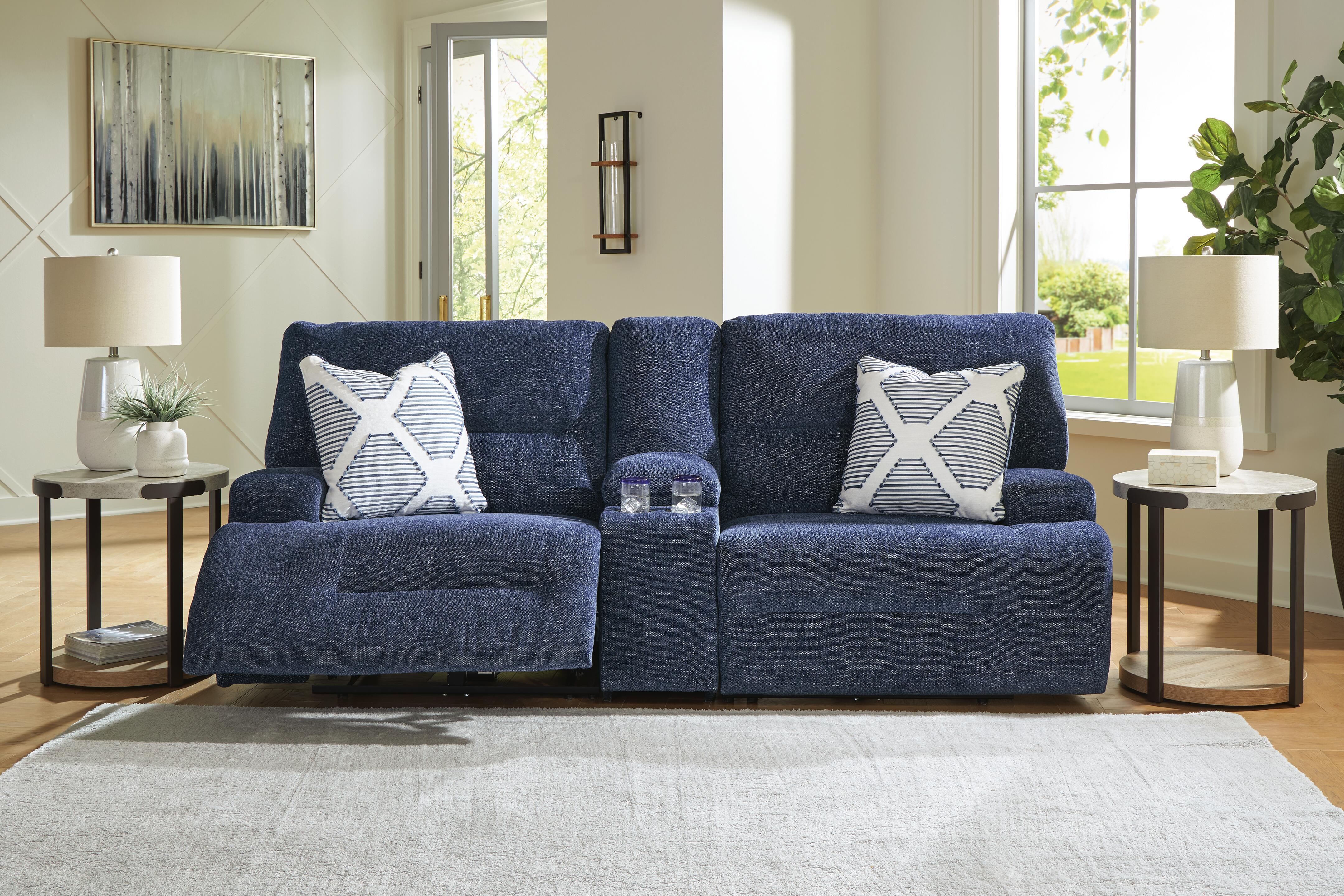 Acklen Place 3-Piece Sectional in Navy