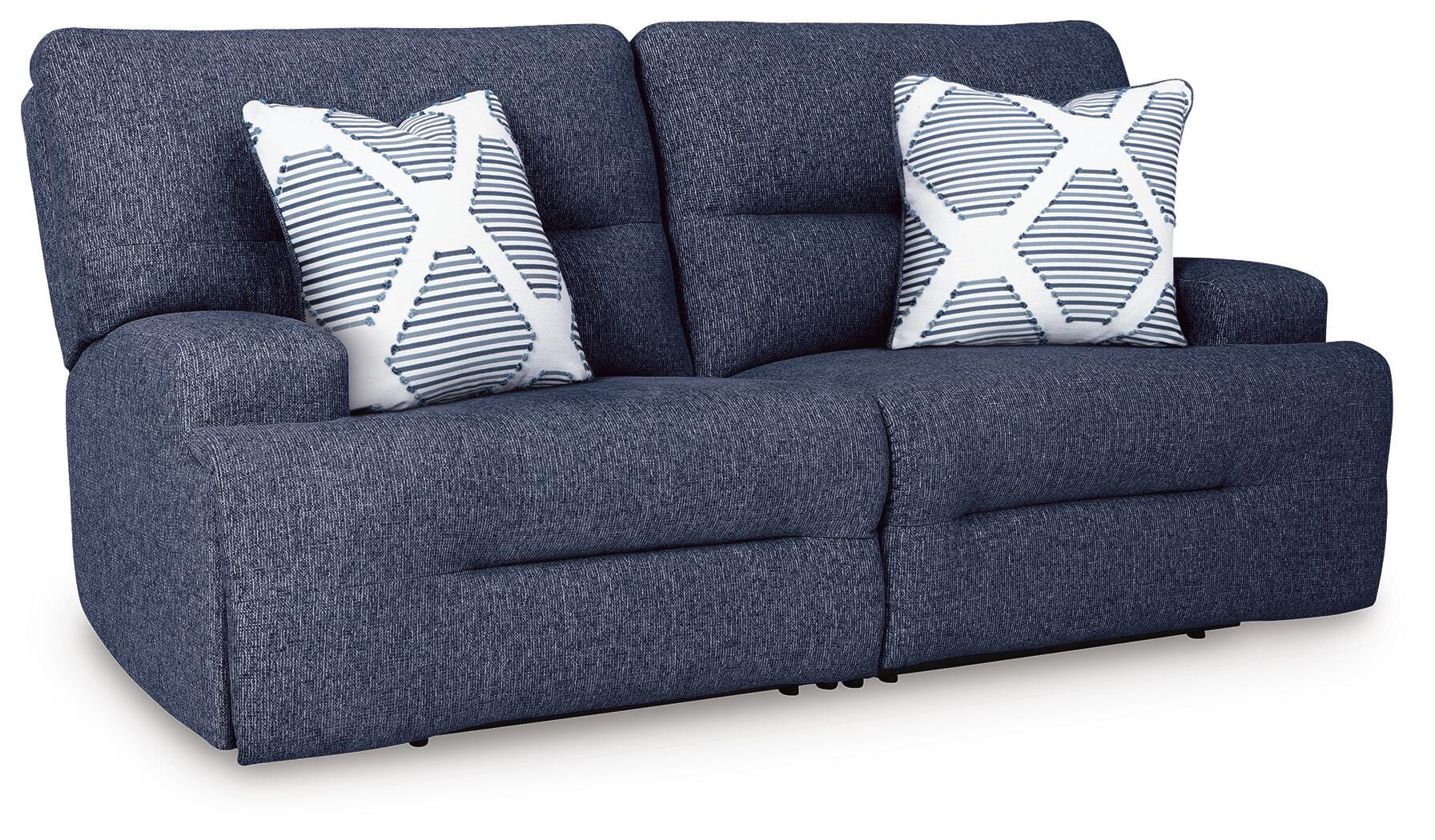 Acklen Place 2-Piece Power Reclining Sectional in Navy