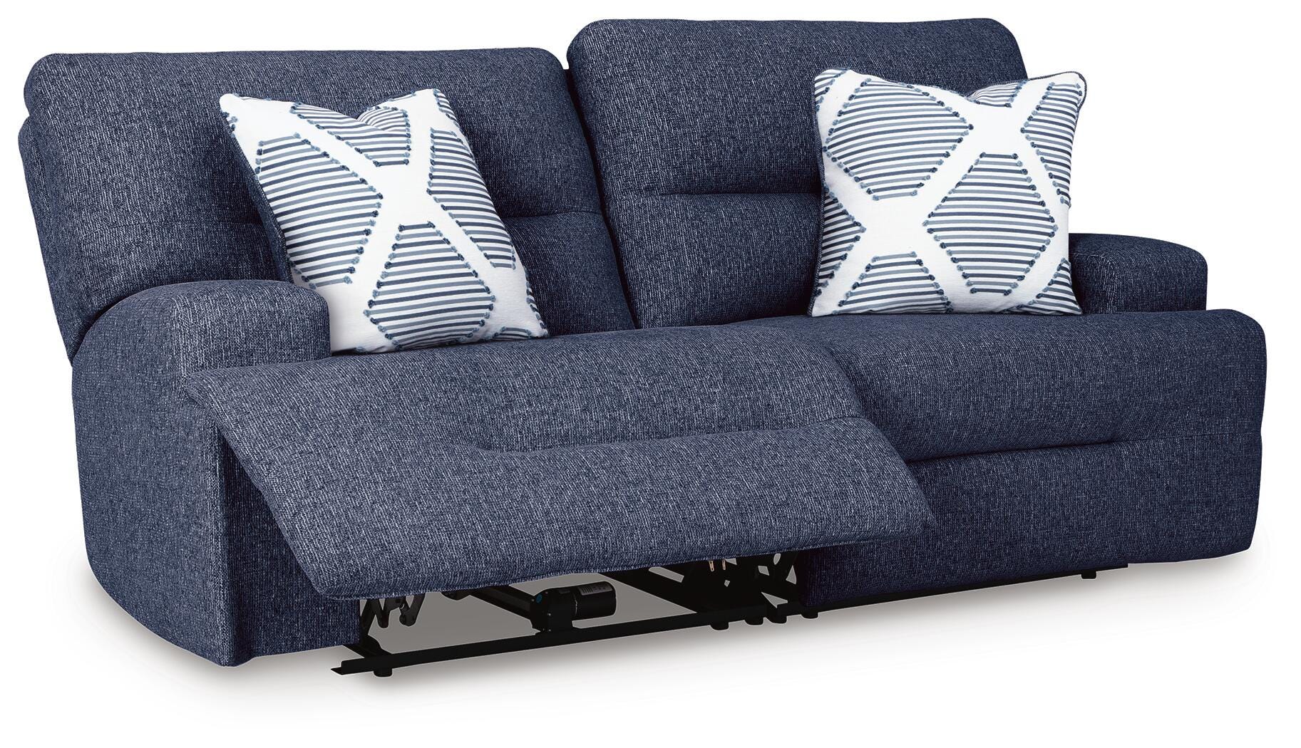 Acklen Place 2-Piece Power Reclining Sectional in Navy