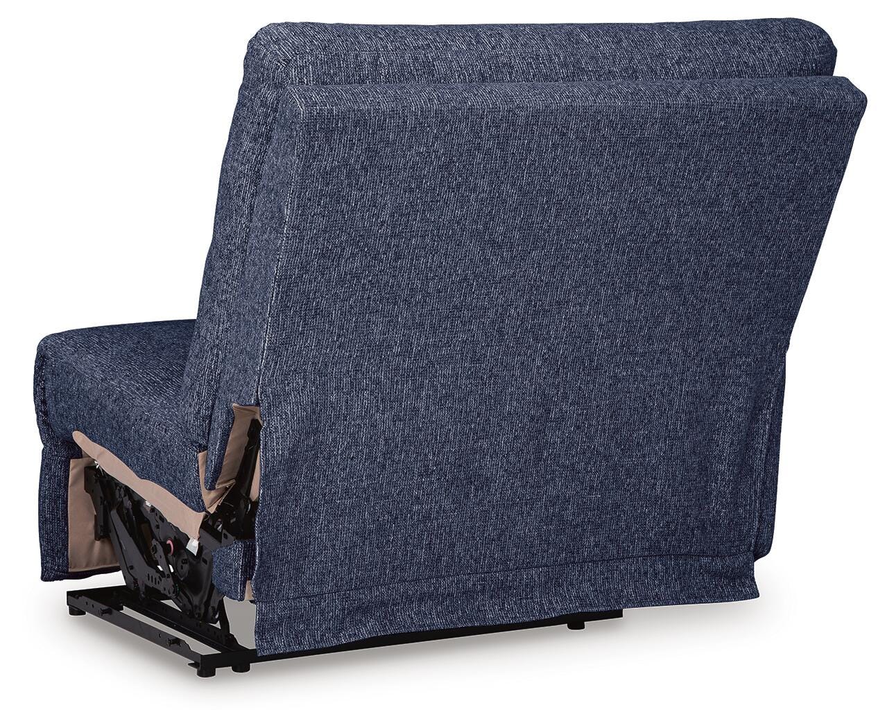 Acklen Place 2-Piece Sectional and Oversized Recliner in Navy