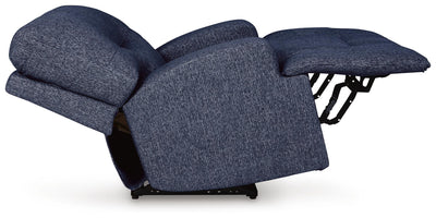 Acklen Place 2-Piece Sectional and Oversized Recliner in Navy