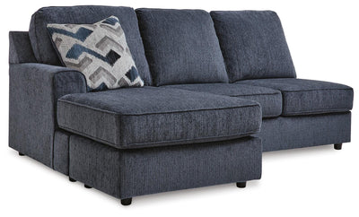Albar Place 2-Piece LAF Sectional in Cobalt Chenille