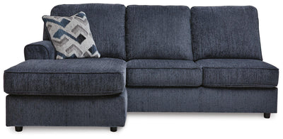 Albar Place 2-Piece LAF Sectional in Cobalt Chenille