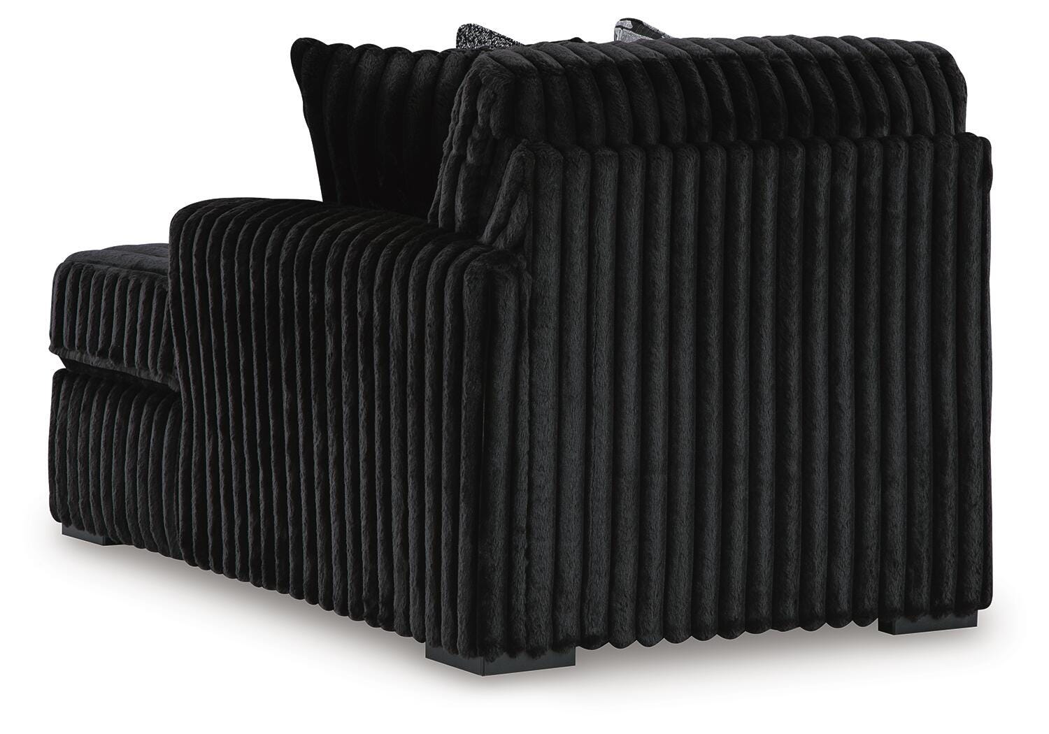 Midnight-Madness 3-Piece RAF Sectional in Onyx