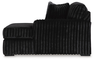 Midnight-Madness 3-Piece RAF Sectional in Onyx