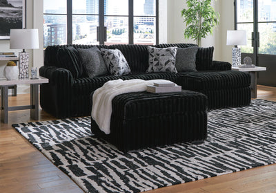 Midnight-Madness 3-Piece RAF Sectional in Onyx
