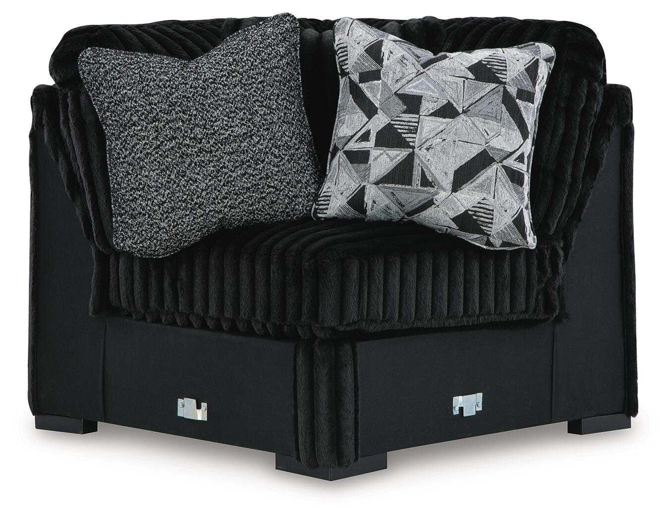 Midnight-Madness 5-Piece Sectional in Onyx