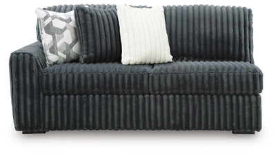 Midnight-Madness 3-Piece Sectional in Gunmetal