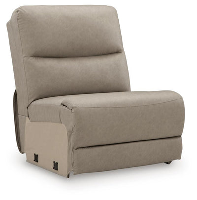 Narwhal Place 5-Piece Power Reclining Sectional in Pebble Faux Leather