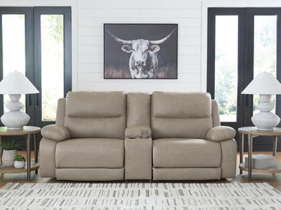 Narwhal Place 3-Piece Power Reclining Sectional in Pebble Faux Leather