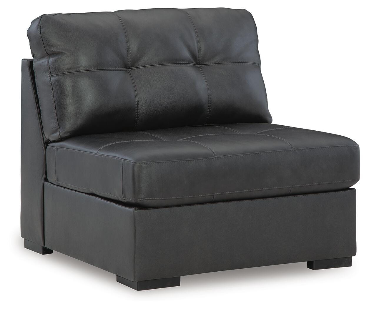 Brindley Pier 5-Piece Sectional in Fog Leather