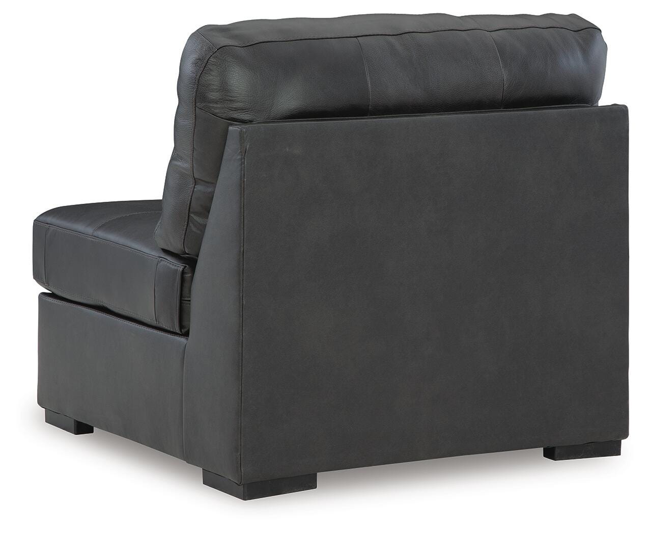 Brindley Pier 5-Piece Sectional in Fog Leather