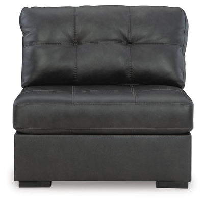 Brindley Pier 5-Piece Sectional in Fog Leather