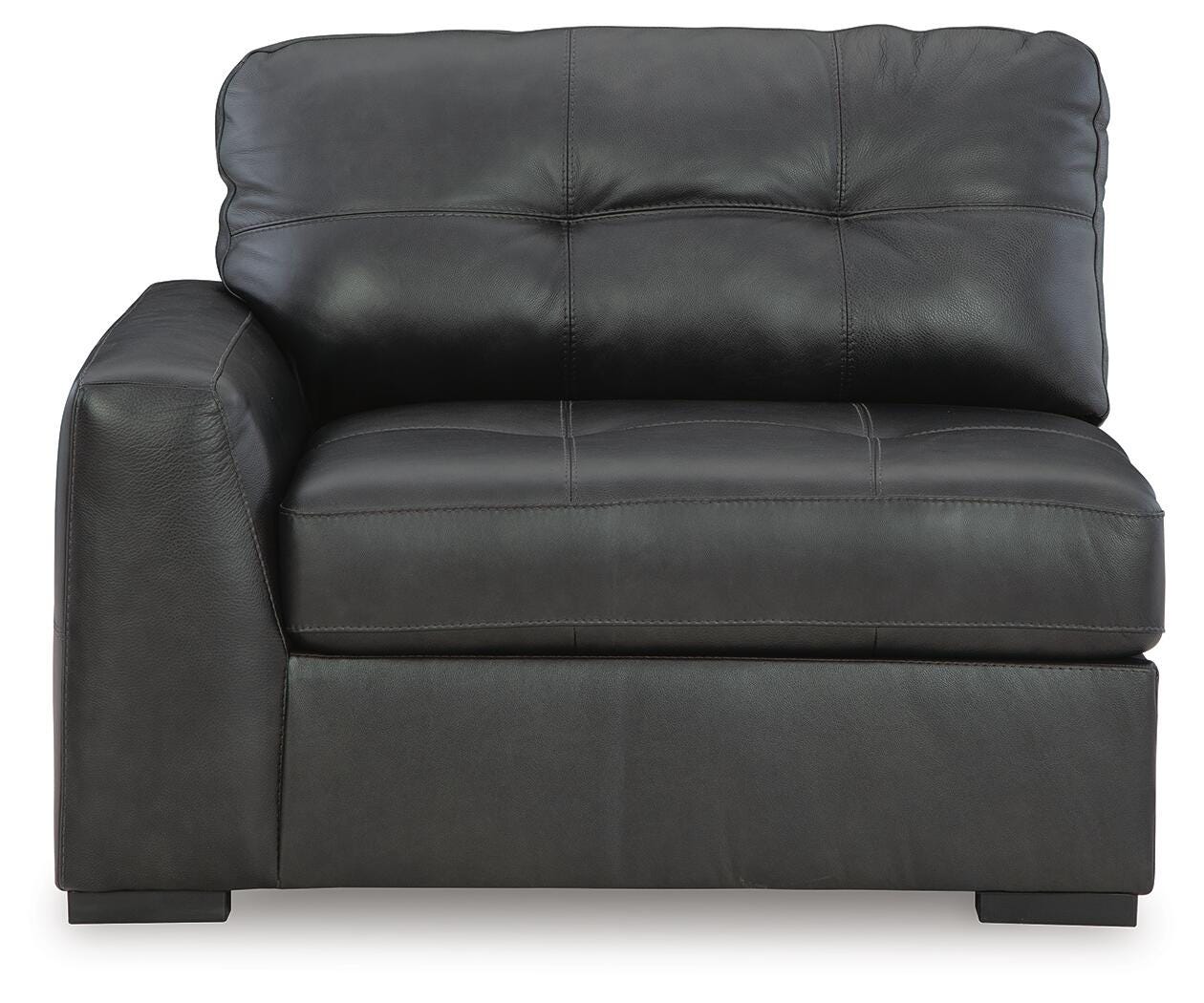 Brindley Pier 6-Piece Sectional in Fog Leather