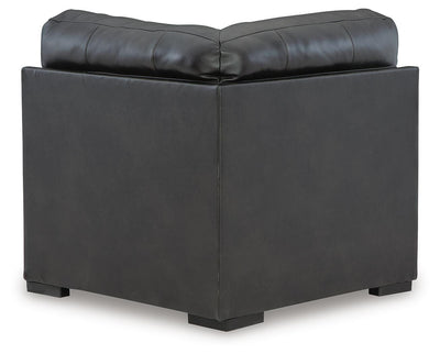 Brindley Pier 5-Piece Sectional in Fog Leather