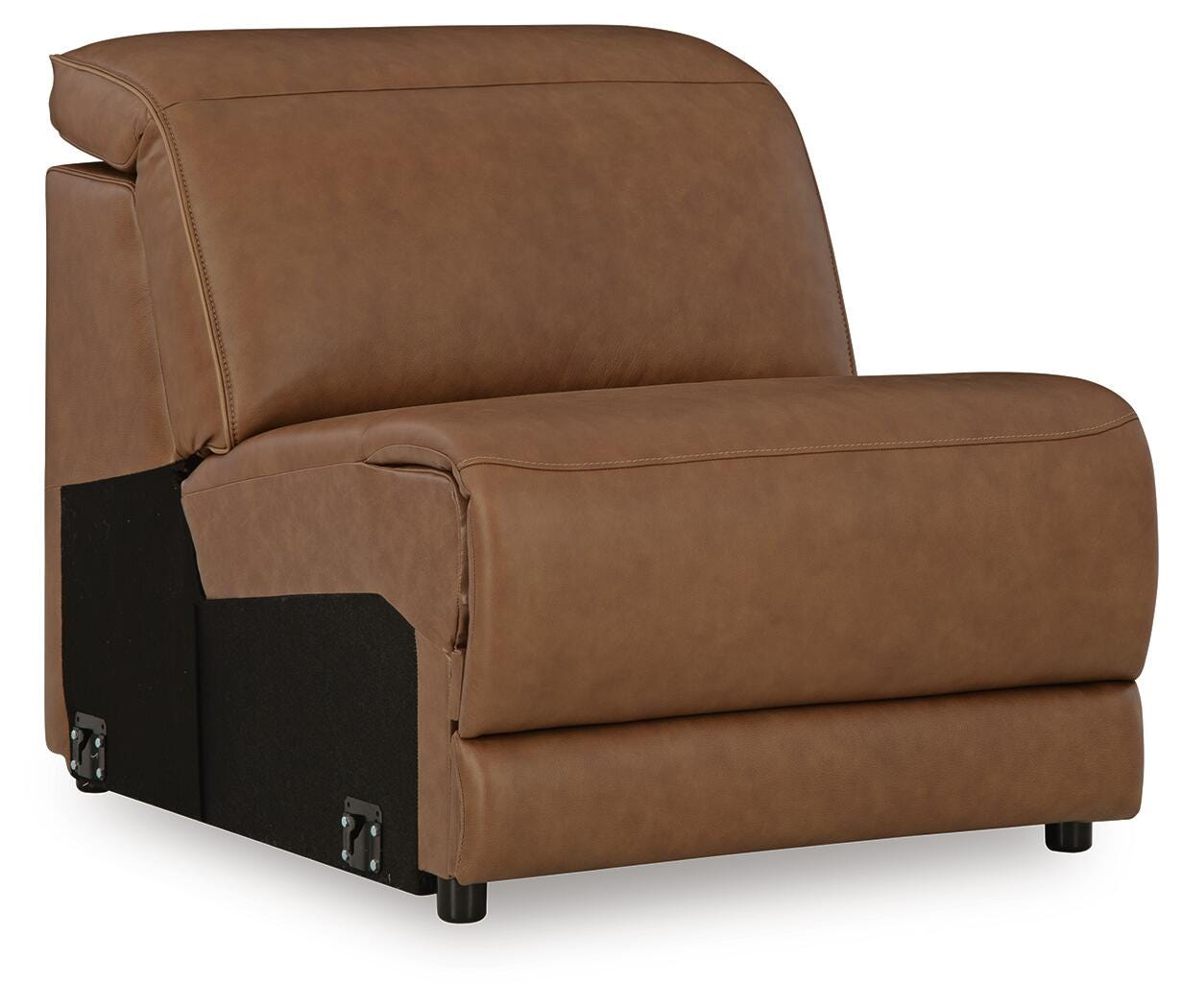 Magic Man 4-Piece Power Reclining Sectional in Caramel
