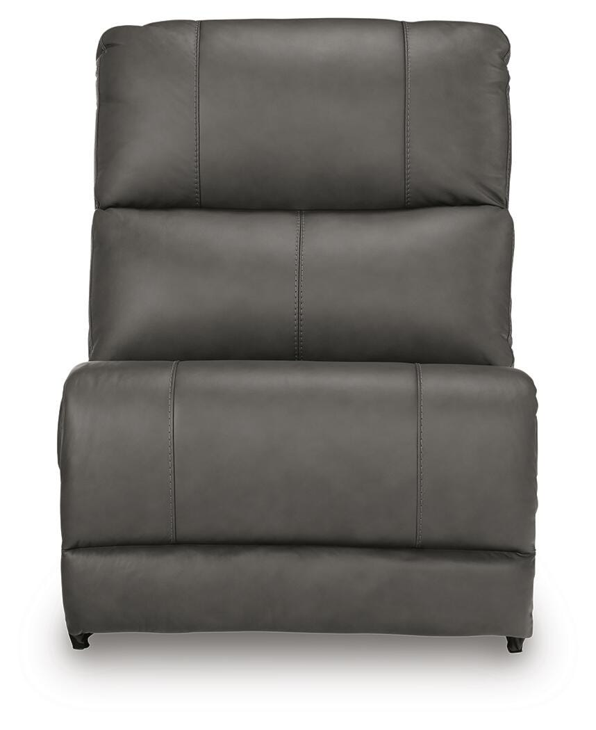 Bleckley 6-Piece Power Reclining Sectional in Anchor Leather