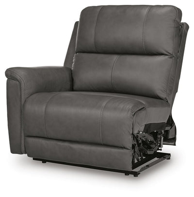Bleckley 5-Piece Power Reclining Sectional in Anchor Leather