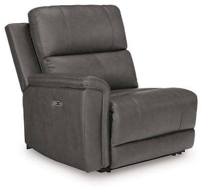 Bleckley 6-Piece Power Reclining Sectional in Anchor Leather