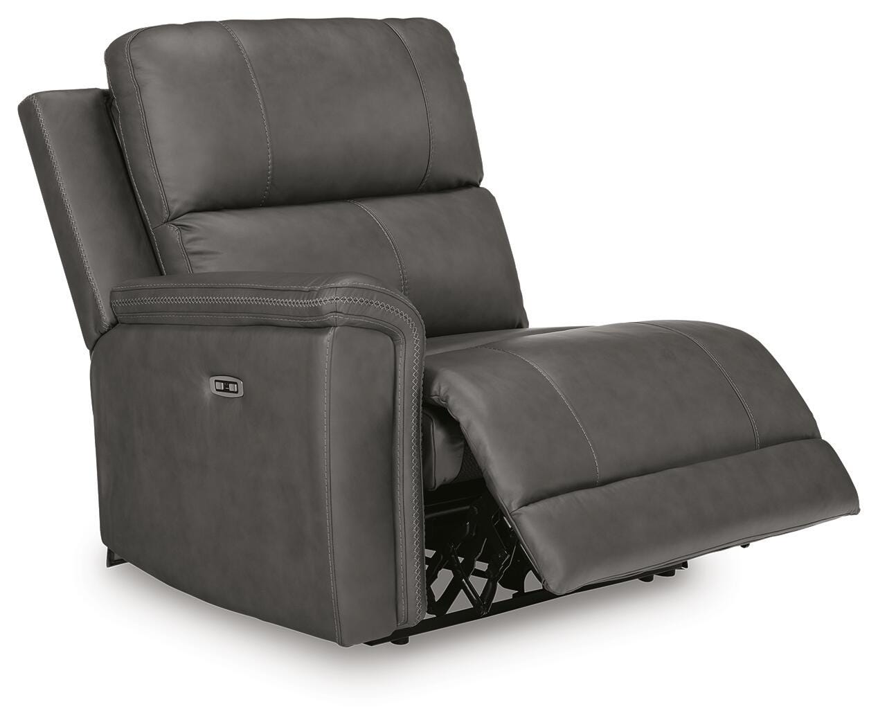Bleckley 5-Piece Power Reclining Sectional in Anchor Leather