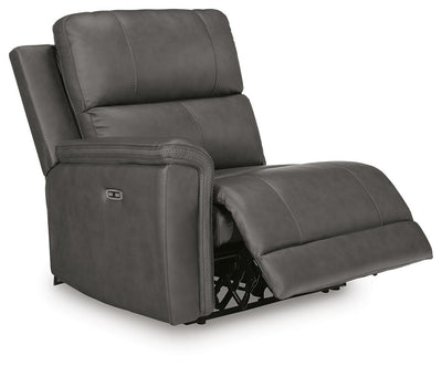 Bleckley 6-Piece Power Reclining Sectional in Anchor Leather