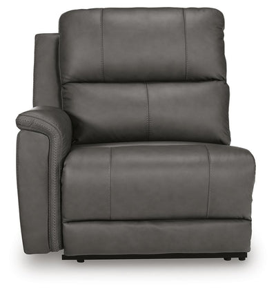 Bleckley 6-Piece Power Reclining Sectional in Anchor Leather