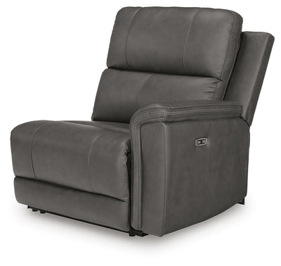 Bleckley 6-Piece Power Reclining Sectional in Anchor Leather