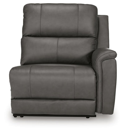 Bleckley 6-Piece Power Reclining Sectional in Anchor Leather