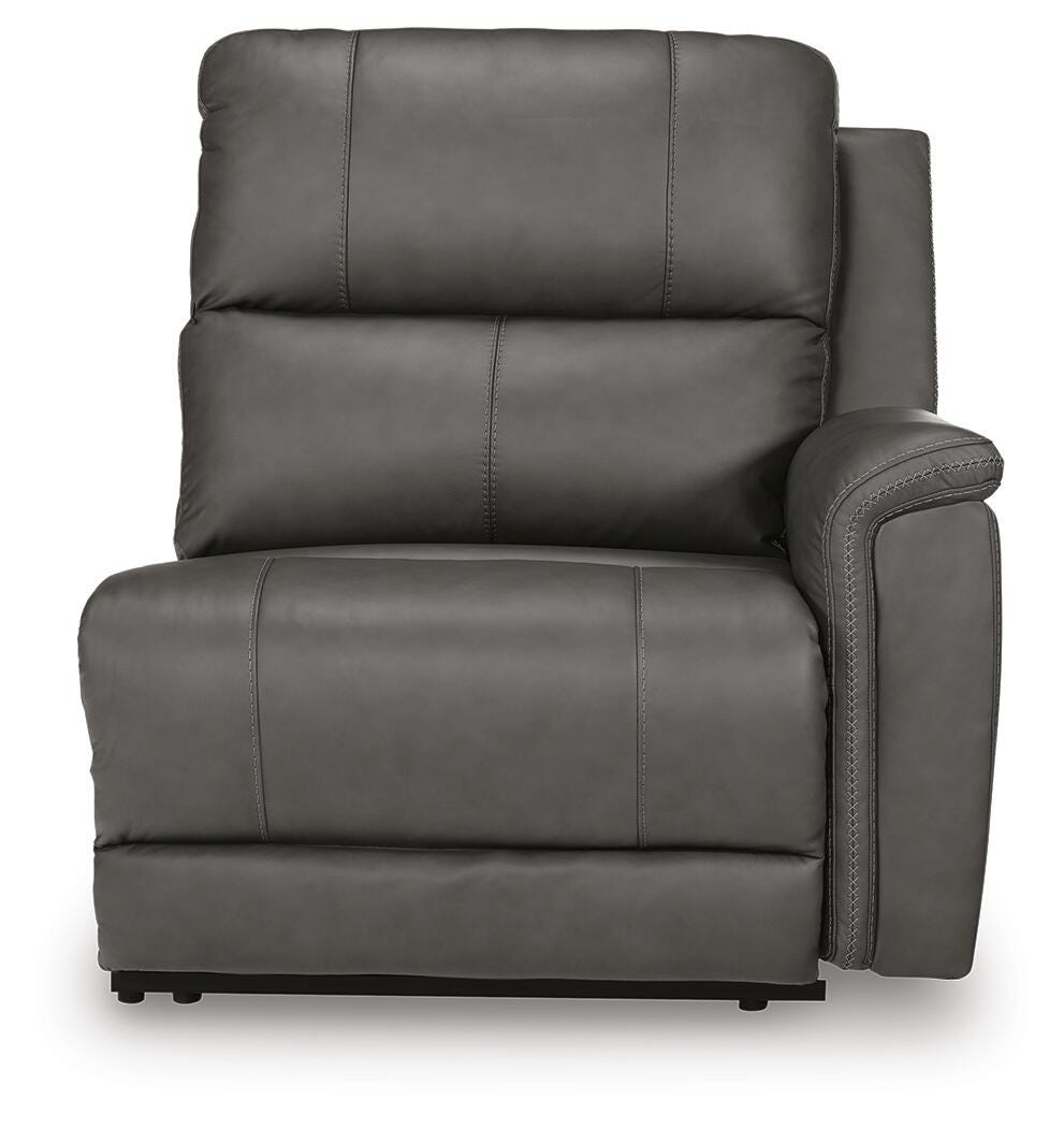 Bleckley 6-Piece Power Reclining Sectional in Anchor Leather