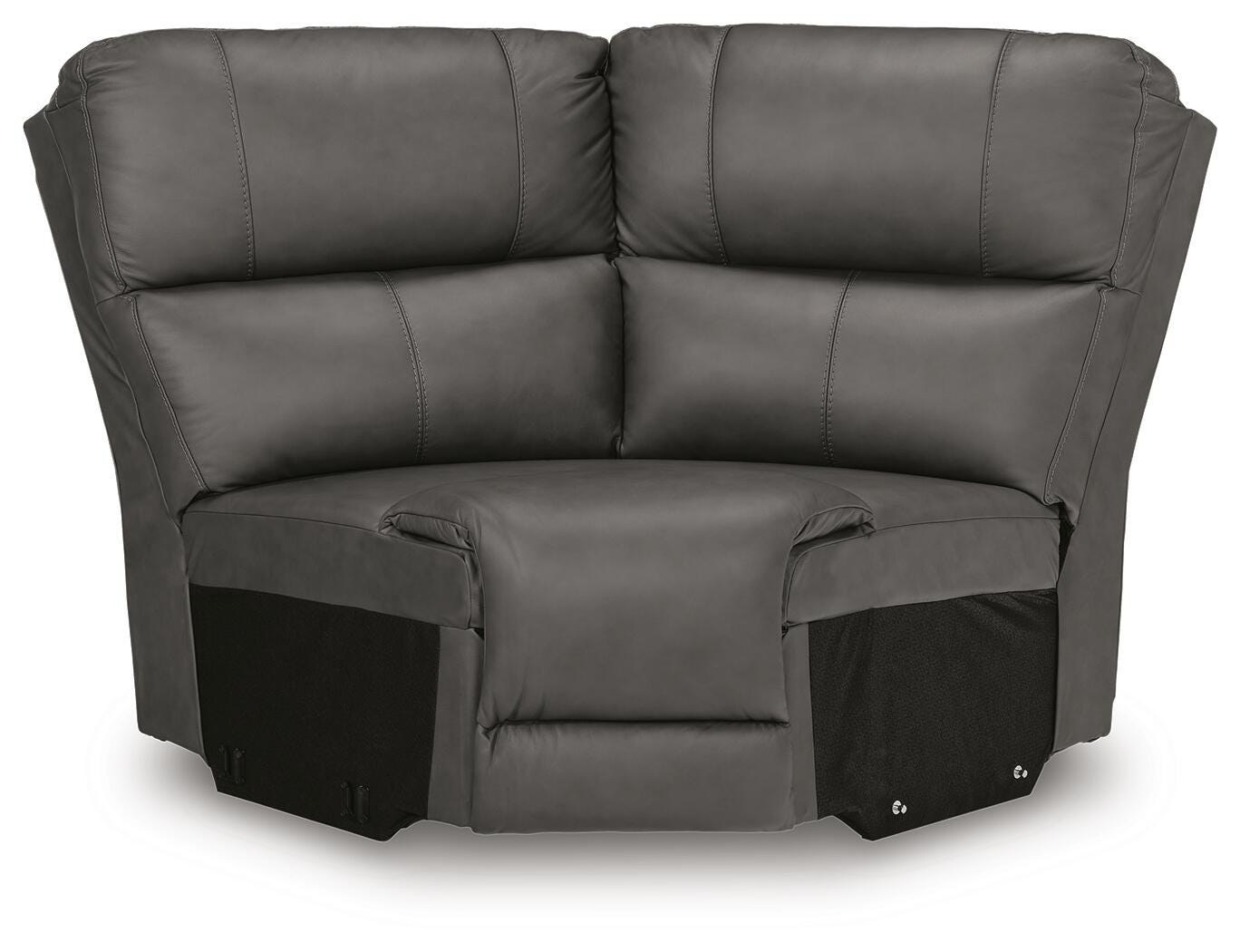 Bleckley 6-Piece Power Reclining Sectional in Anchor Leather