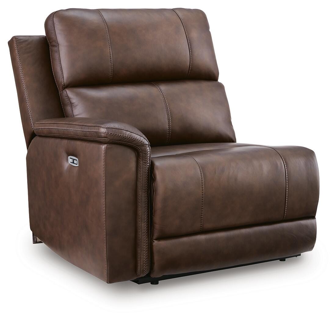 Bleckley 6-Piece Power Reclining Sectional in Espresso Leather