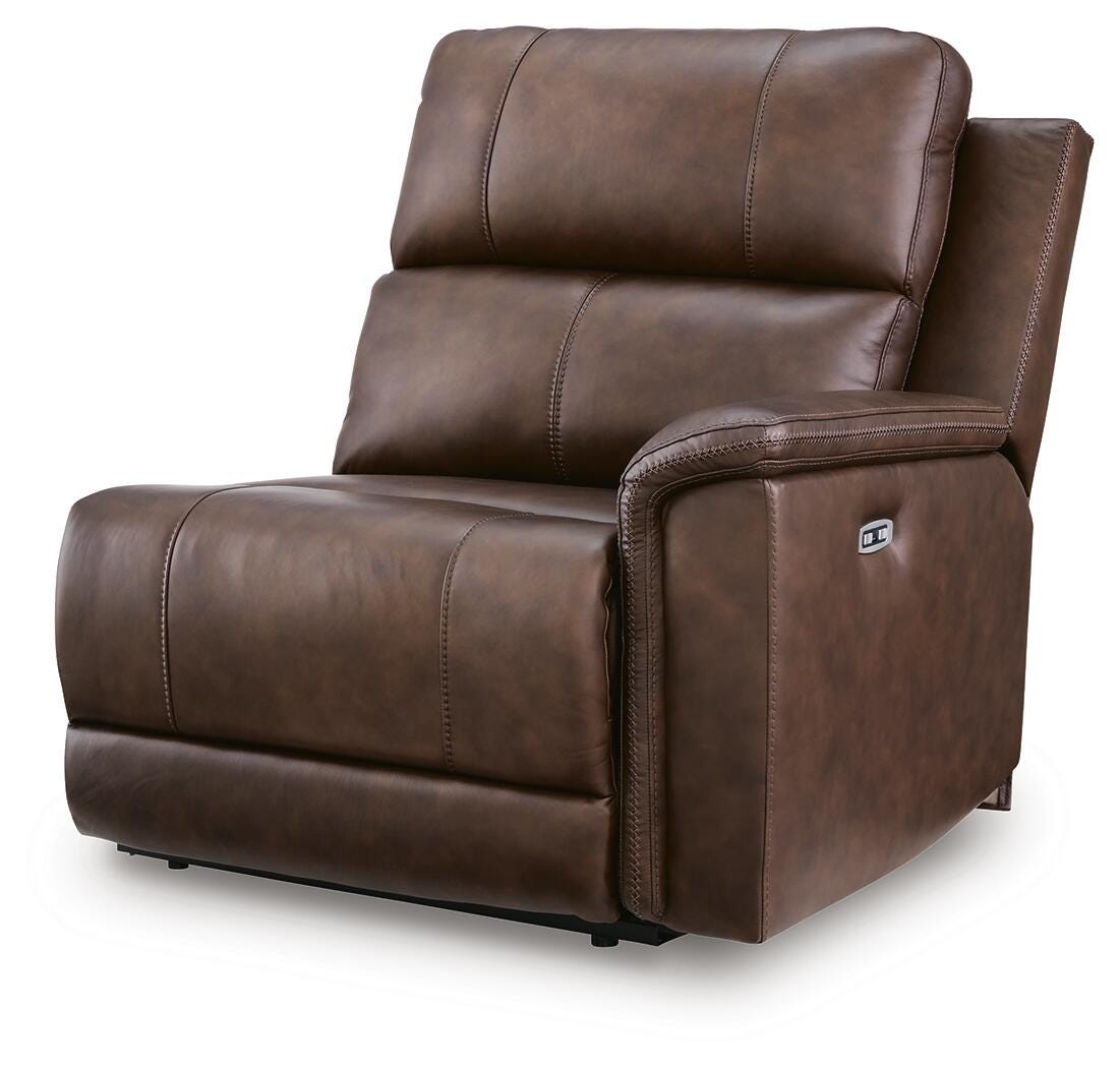 Bleckley 6-Piece Power Reclining Sectional in Espresso Leather