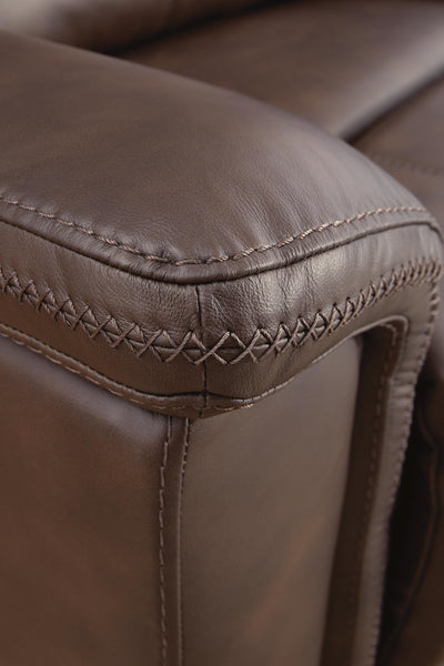 Bleckley 5-Piece Power Reclining Sectional in Espresso Leather
