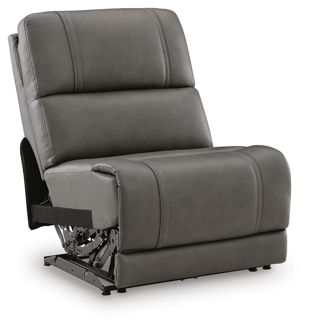 5Z - Pittson 7-Piece Power Reclining Sectional Sofa in Anchor Leather
