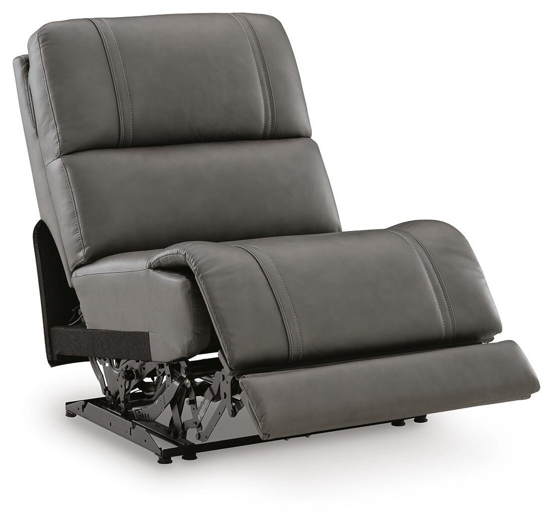5Z - Pittson 6-Piece Power Reclining Sectional in Anchor Leather