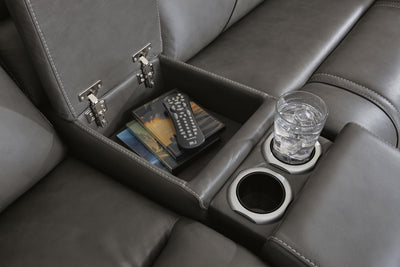 5Z - Pittson 6-Piece Power Reclining Sectional Sofa in Anchor Leather