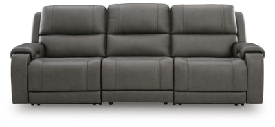5Z - Pittson 3-Piece Power Sectional Reclining Sofa in Anchor Leather