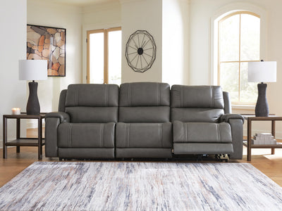 5Z - Pittson 3-Piece Power Sectional Reclining Sofa in Anchor Leather
