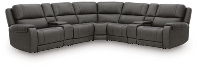 5Z - Pittson 7-Pc Power Reclining Sectional in Anchor Leather