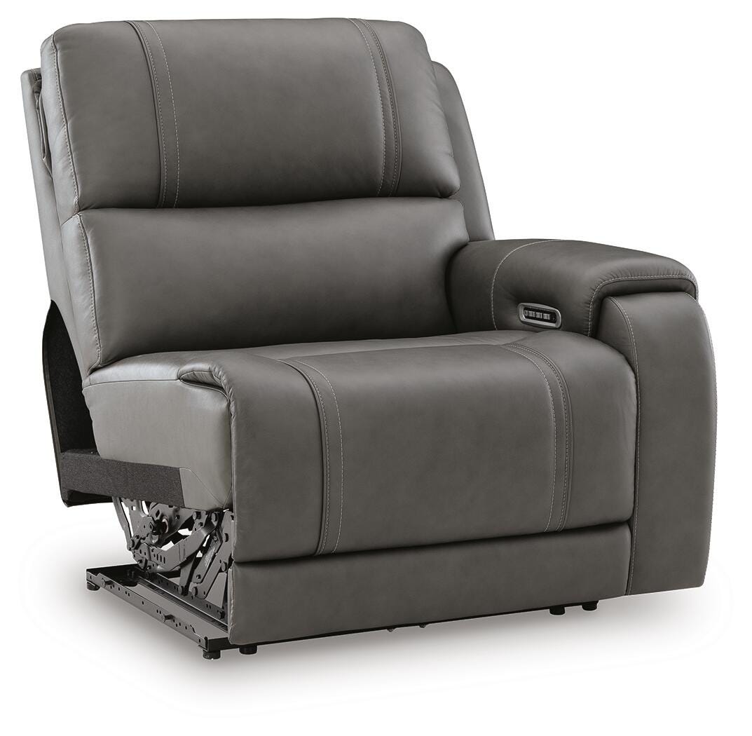 5Z - Pittson 6-Piece Power Reclining Sectional Sofa in Anchor Leather