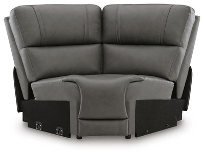 5Z - Pittson 7-Pc Power Reclining Sectional in Anchor Leather