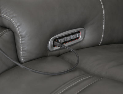 5Z - Pittson 5-Piece Power Reclining Sectional Sofa in Anchor Leather