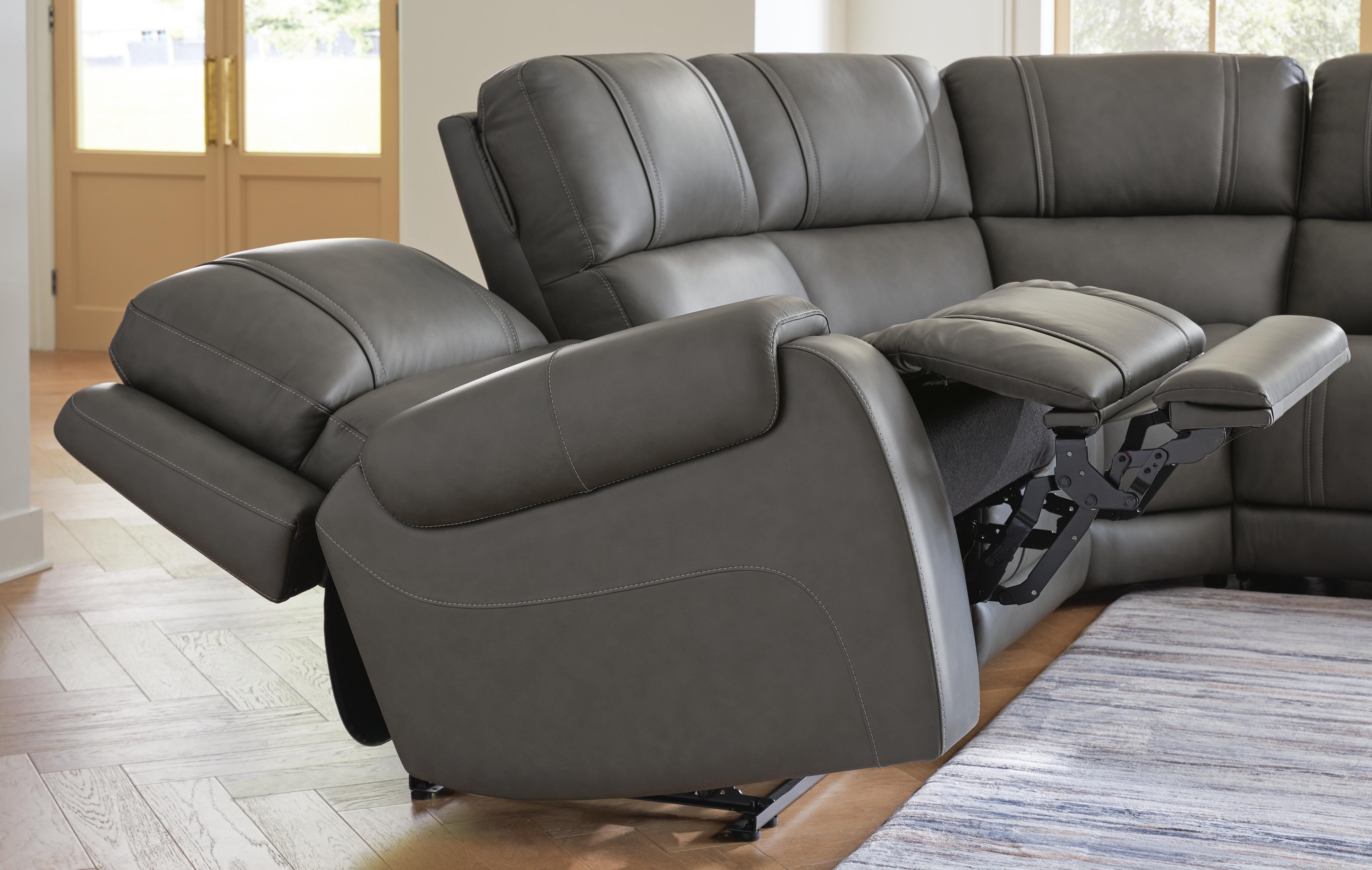 5Z - Pittson 7-Pc Power Reclining Sectional in Anchor Leather