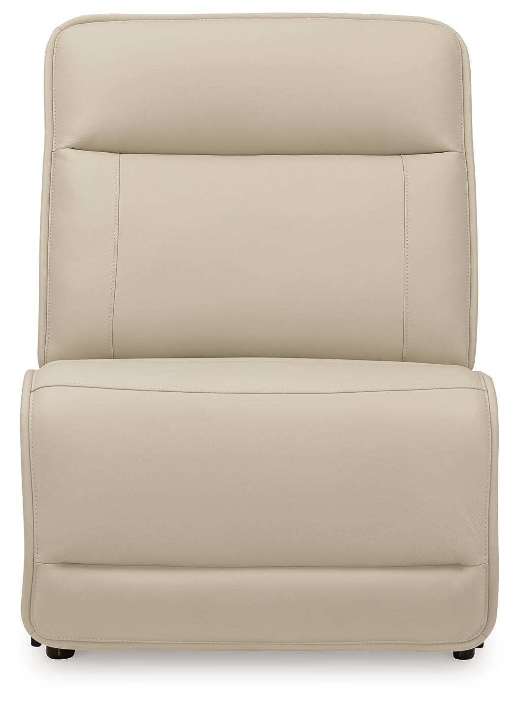 Double Deal 6-Piece Power Reclining Sectional in Almond Leather