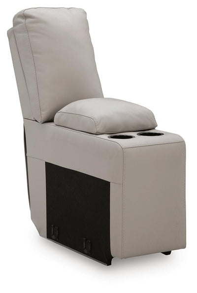 Gravier 6-Piece Power Reclining Sectional with Storage Console in Gray
