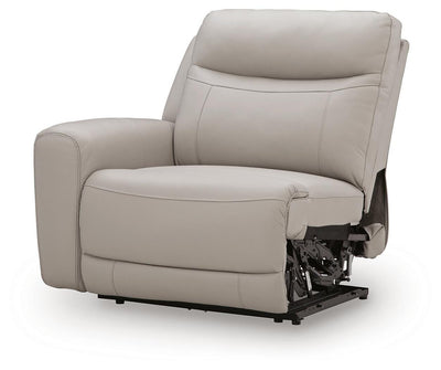 Gravier 6-Piece Power Reclining Sectional with Storage Console in Gray