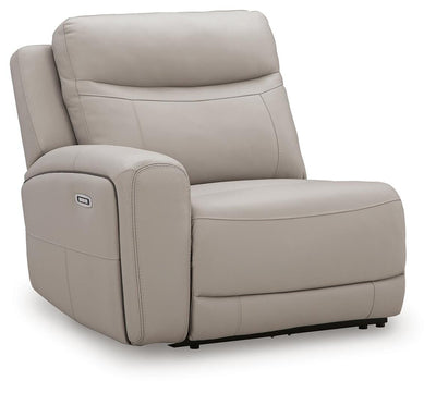 Gravier 6-Piece Power Reclining Sectional with Storage Console in Gray