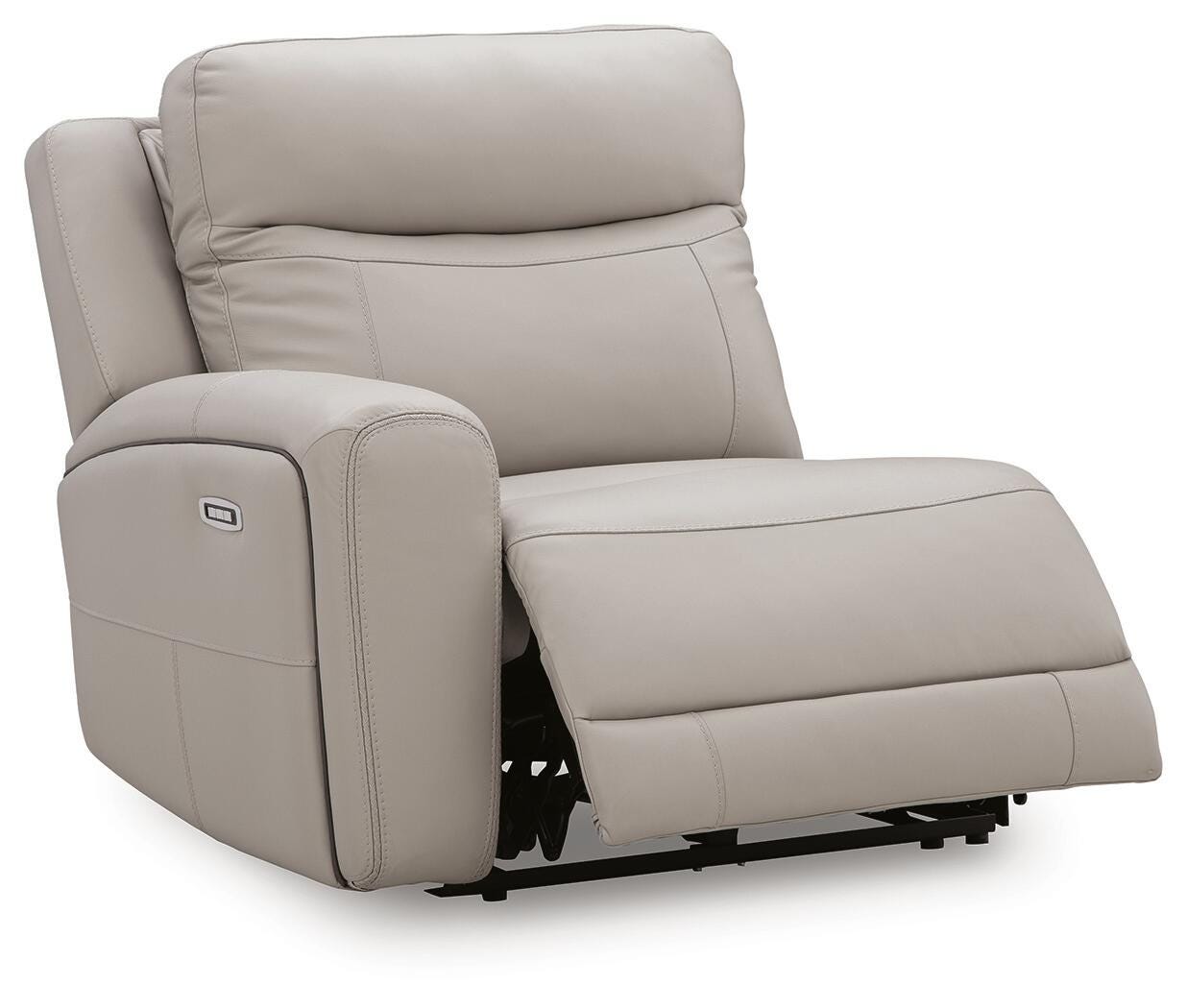 Gravier 6-Piece Power Reclining Sectional with Storage Console in Gray