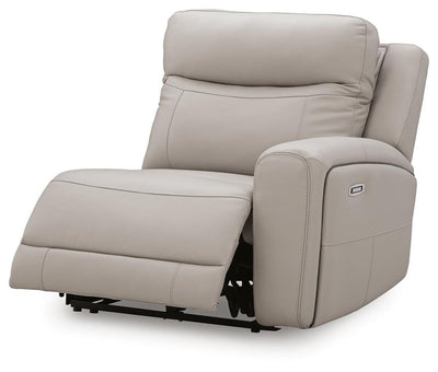 Gravier 6-Piece Power Reclining Sectional with Storage Console in Gray
